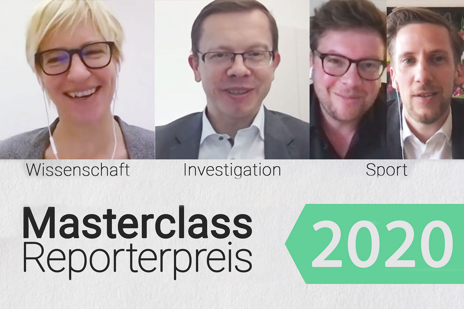 Masterclass Reporterpreis: Wissenschaft | Investigation | Sport Workshop 440