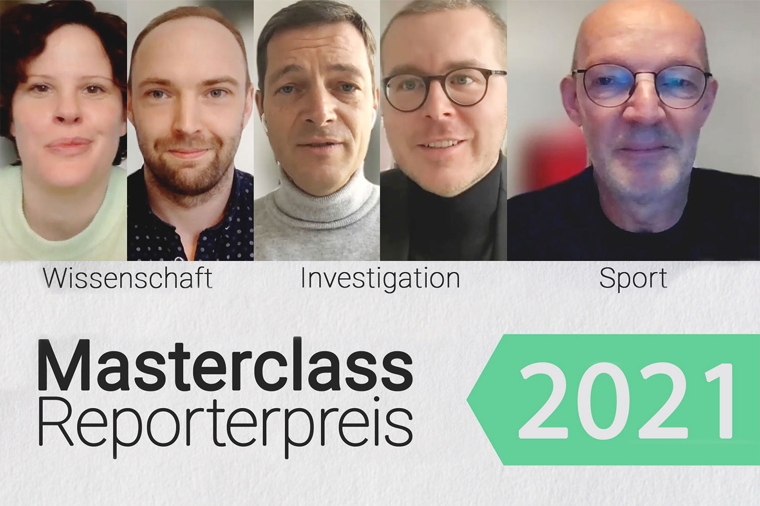 Masterclass Reporterpreis: Wissenschaft | Investigation | Sport Workshop 444